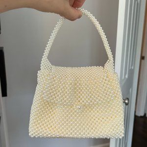 Mini Pearl bridal purse